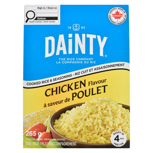 Dainty Cooked Rice & Seasoning Chicken Flavour 265 g