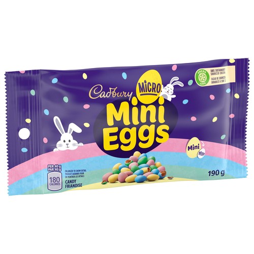 Cadbury Micro Mini Eggs Easter Chocolatey Candy Easter Treats 190 g