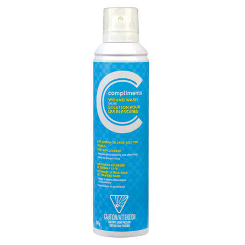 Compliments Sterile Saline Wound Wash 210 ml