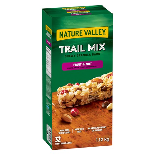 Nature Valley Trail Mix Chewy Granola Bars Fruit & Nut 1.12 kg
