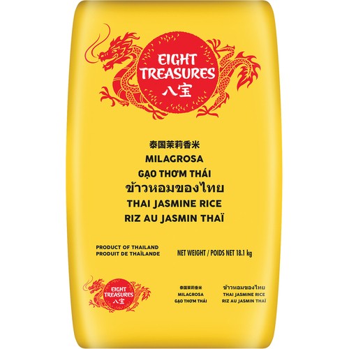 Eight Treasures Rice Thai Jasmine 18.1 kg