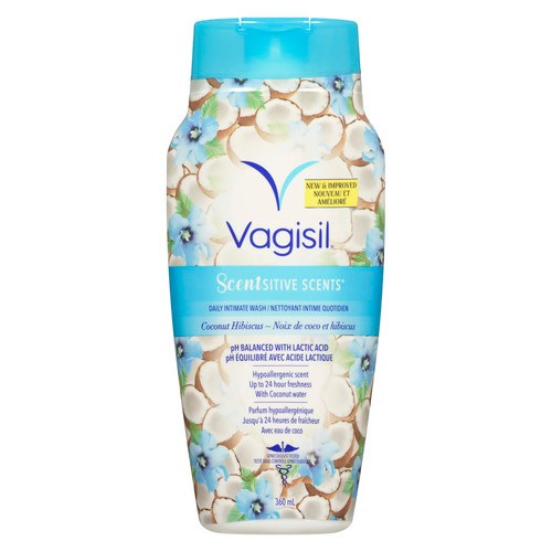 Vagisil Scentsitive Scents Feminine Wash Coconut Hibiscus 360 ml