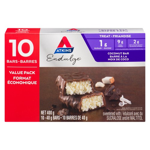 Atkins Endulge Bar Chocolate Coconut 10 EA