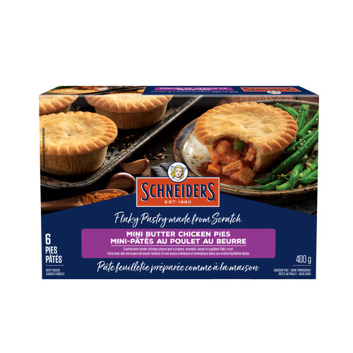 Schneider's Frozen Chicken Pies Mini Butter 400 g