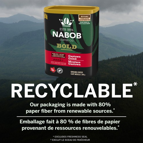 Nabob Ground Coffee Gastown Grind Medium Bold Roast 340 g