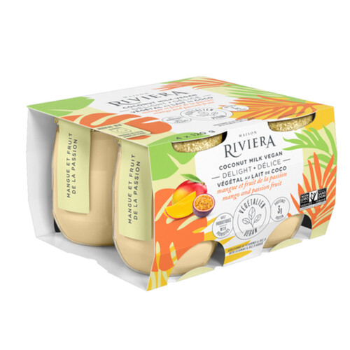 Riviera Vegan Delight Mango And Passion Fruit 4 x 120 g