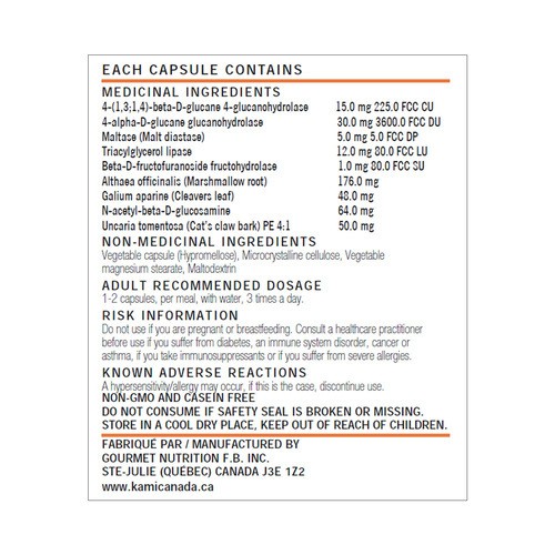Kami Kamizym 120 Capsules
