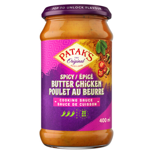 Patak's Cooking Sauce Spicy Butter Chicken 400 ml