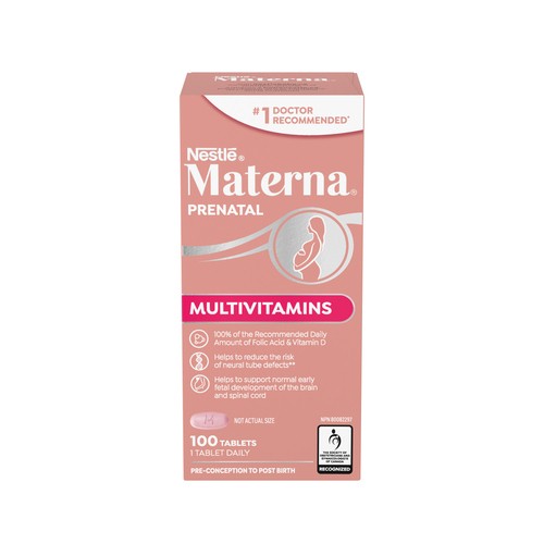 Materna Prenatal Multivitamins Tablets 100 Count