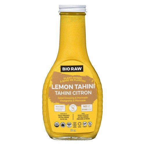 Bio Raw Plant Based Salad Dressing & Marinade Lemon Tahini 250 ml