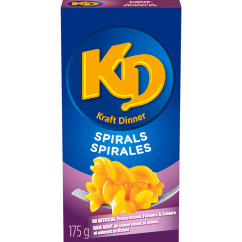 Kraft Dinner Macaroni & Cheese Spirals 175 g