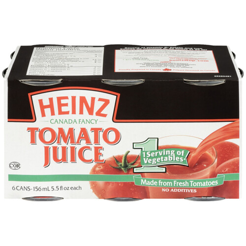 Heinz Juice Tomato Club Pack 6 x 156 ml (cans)