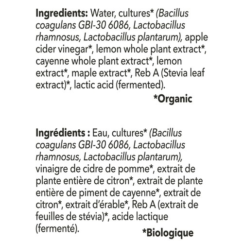 KeVita Sparkling Fermented Drink Lemon Cayenne 450 ml (bottle)