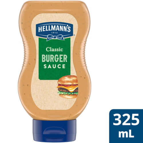 Hellmann's Gluten-Free Burger Sauce Classic Condiment 325 ml