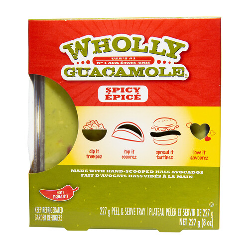 Wholly Guacamole Spicy Tub 227 g