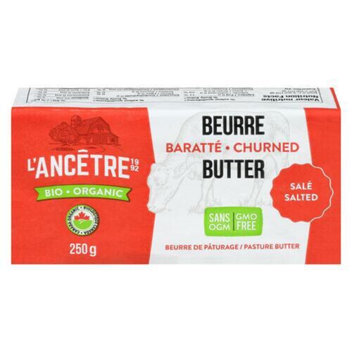 L'Ancêtre Organic Butter Salted 250 g