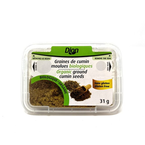 Les Aliments Dion Foods Organic Ground Cumin 31 g