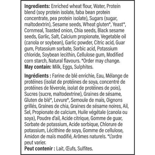 Dempster’s Protein Bagel Everything 450 g