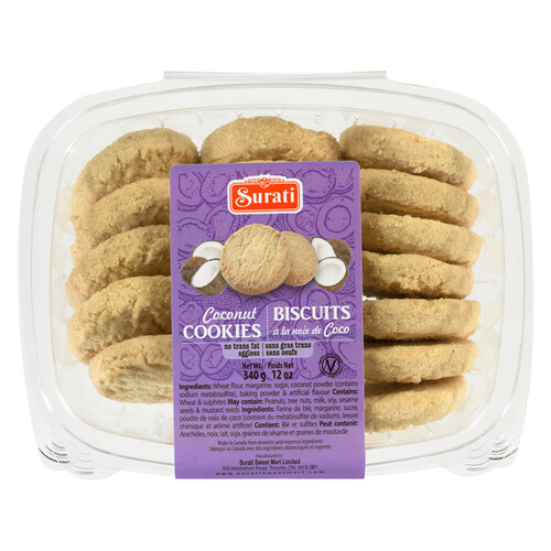 Surati Coconut Cookies 340 g