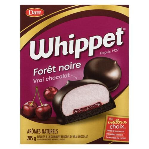 Dare Whippet Peanut-Free Cookies Black Forest 285 g