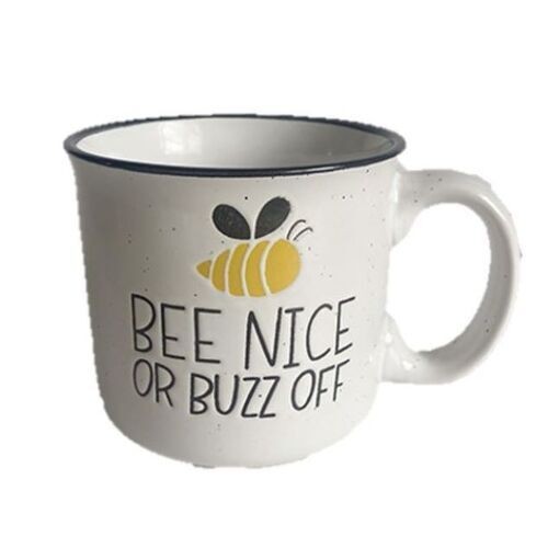 Splash Bee Mug Bee Nice Or Buzz Off 1 Count