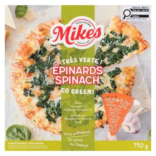 Mikes Frozen STFD Spinach Pizza 790 g