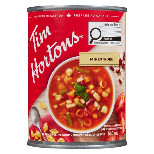 Tim Hortons Soup Minestrone 540 ml