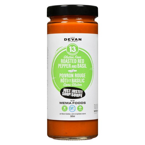 Just Soup Gluten-Free Soup Roasted Red Pepper And Basil 580 ml