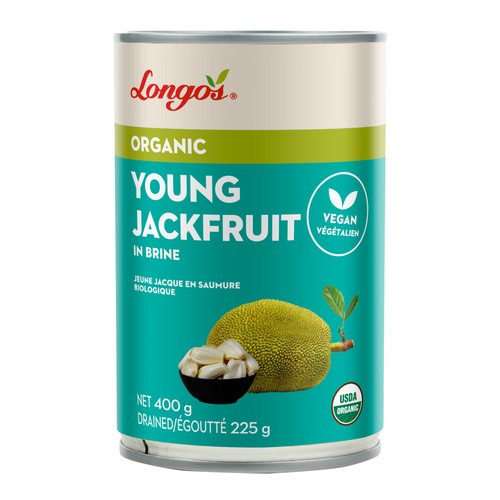 Longo's Organic Canned Jackfruit In Brine 400 g