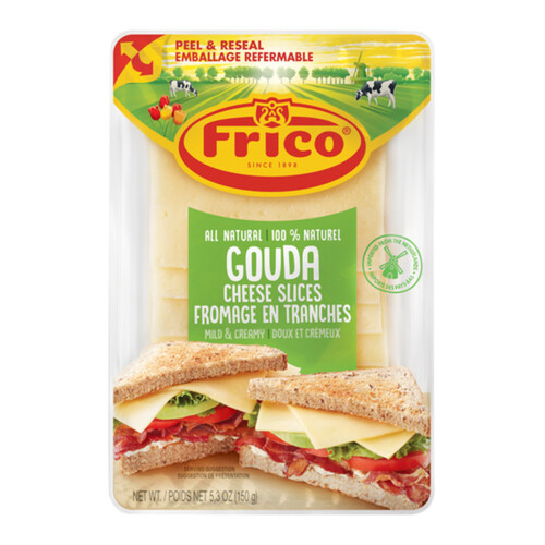 Frico Sliced Cheese Gouda Mild & Creamy 150 g