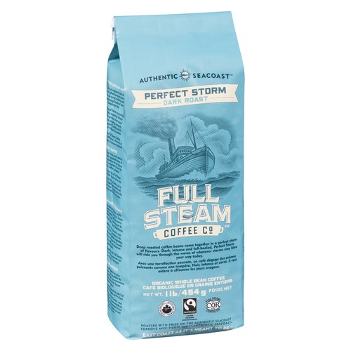 Full Steam Organic Coffee Dark Roast 454 g