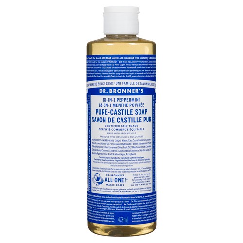 Dr. Bronner's Pure Castile Soap Peppermint 472 ml