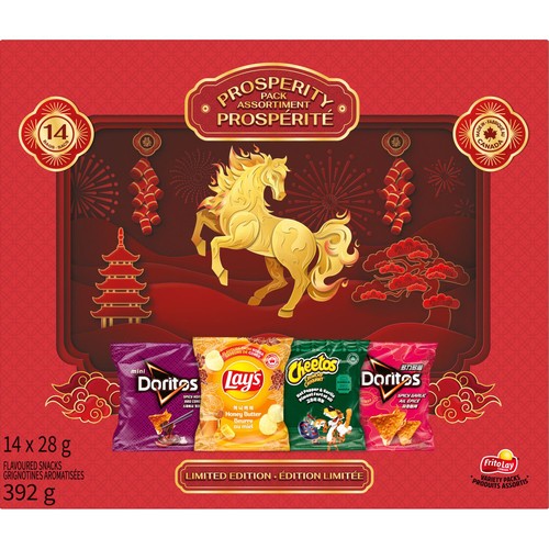 Frito-Lay Prosperity Pack Limited Edition Flavoured Snacks 14 x 28 g