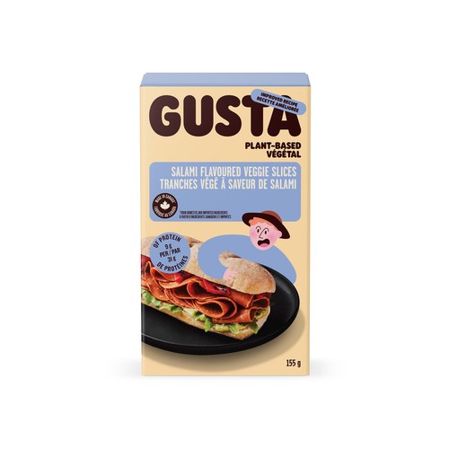 Gusta Plant Based Veggie Slices Salami 155 g