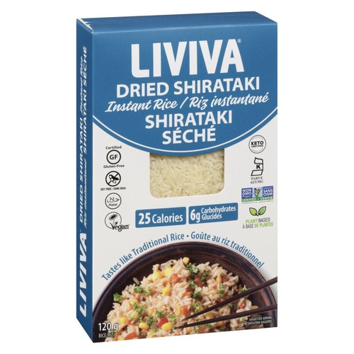 Liviva Instant Rice Dried Shirataki 120 g