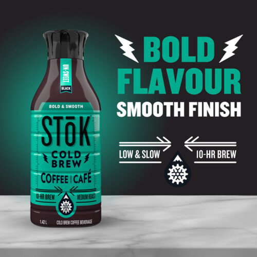 Stok Cold Brew Coffee Black Unsweetened 1.42 L