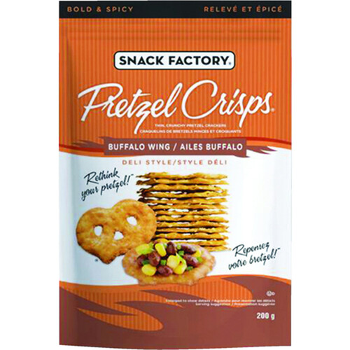 Snack Factory Pretzel Crisps Buffalo Wing Deli Style 200 g