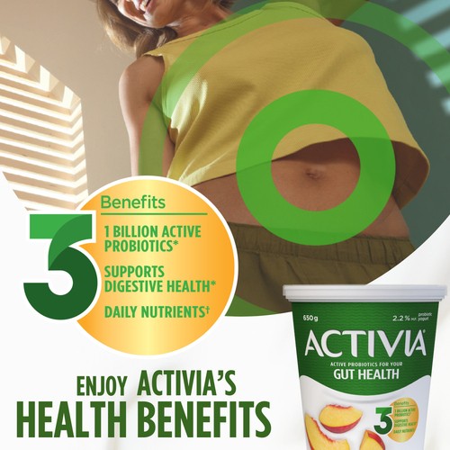 Activia Probiotics Yogurt Tub Peach Flavour 650 g