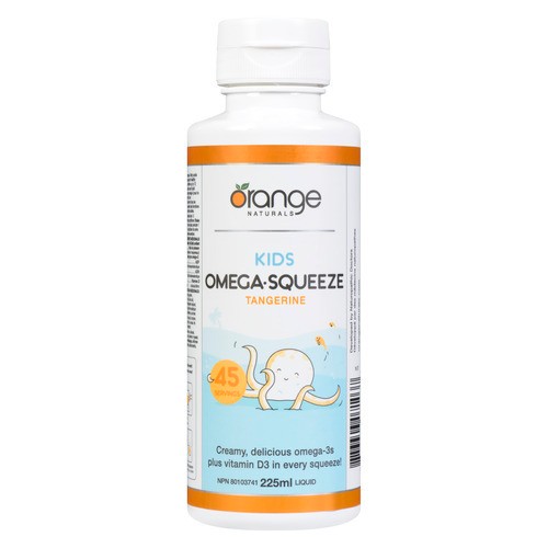 Orange Naturals Omega Squeeze For Kids Nutritional Supplements 225 ml