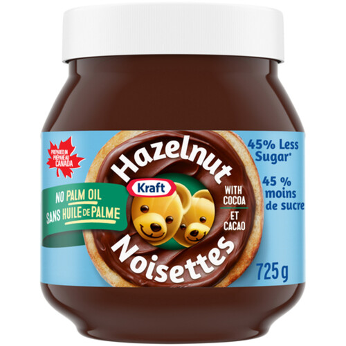 Kraft Less Sugar Spread Hazelnut With Coca 725 g