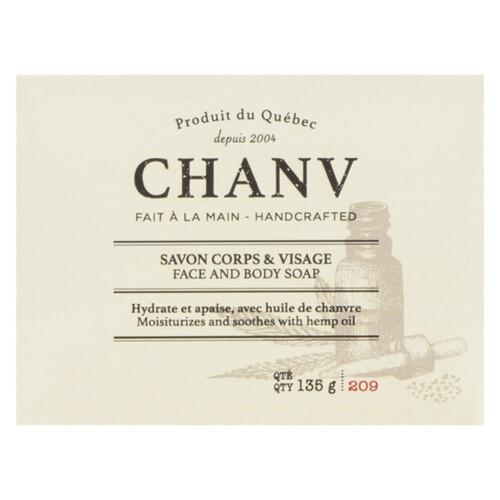 Chanv Body and Face Soap With Hemp Oil 135 g