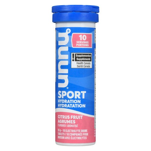 Nuun Hydration Sport Citrus Fruit Flavoured 10 Tablets 55 g
