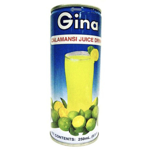 Gina Juice Calamansi 250 ml (can)