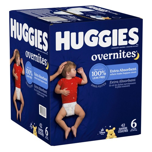 Huggies Overnites Diapers Size 6 42 Count