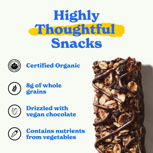 MadeGood Granola Bars Cookie Crumble Chocolate Drizzled 5 x 24 g