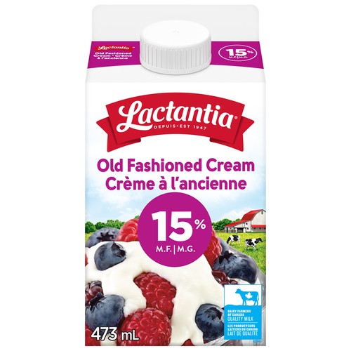 Lactantia 15% Cream Old Fashioned 473 ml