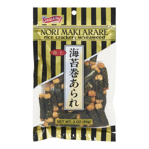 Shirakiku Rice Crackers Seaweed 85 g