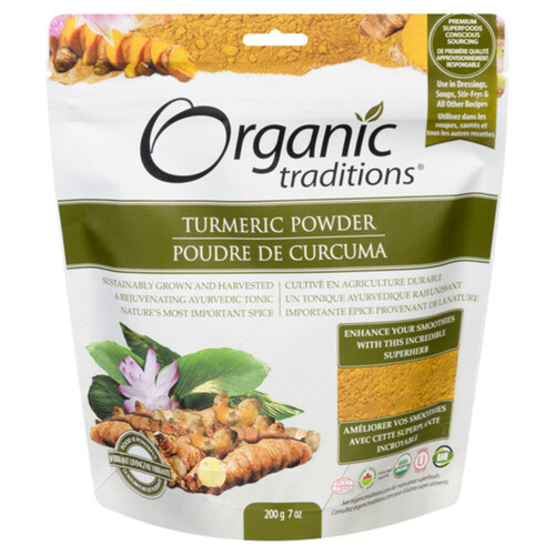 Organic Traditions Organic Turmeric Powder 200 g