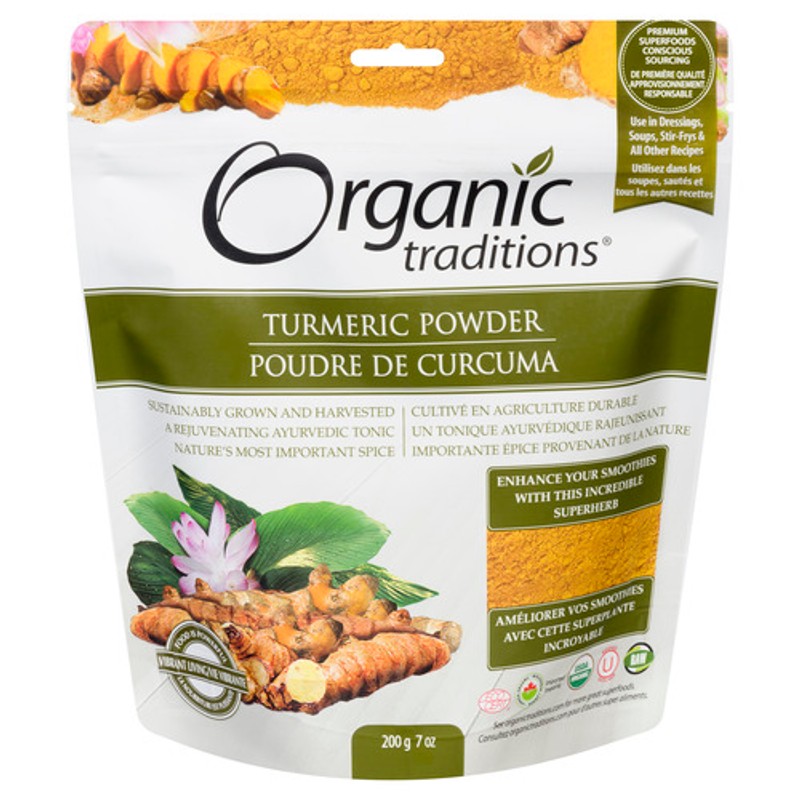 Organic Traditions Organic Turmeric Powder 200 g - Voilà Online ...