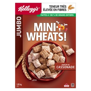 Kellogg's Mini Wheats Céréales cassonade 1.05 kg